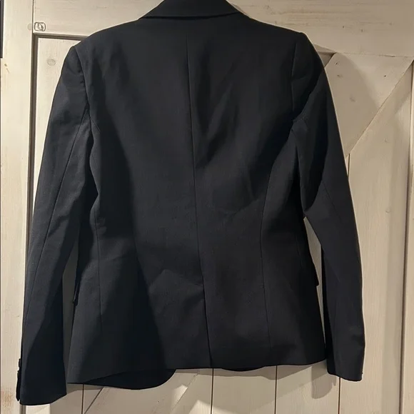 Theory Black Wool Jacket Blazer Size 4 - Picture 5 of 5